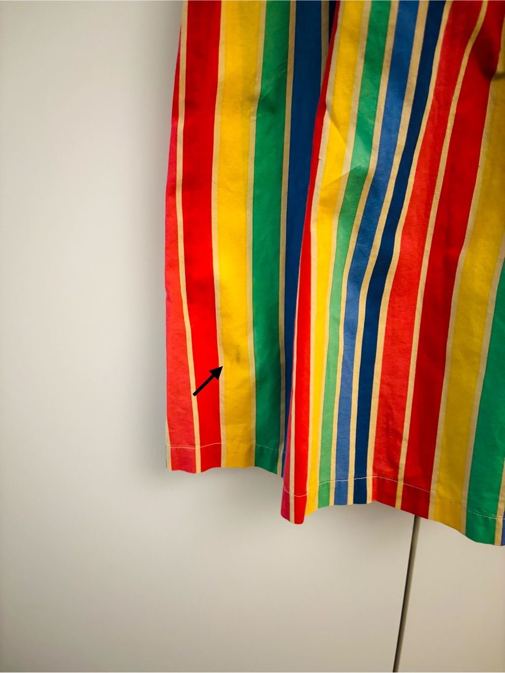 Vintage 70s Rainbow Dress - Picture 4 of 6